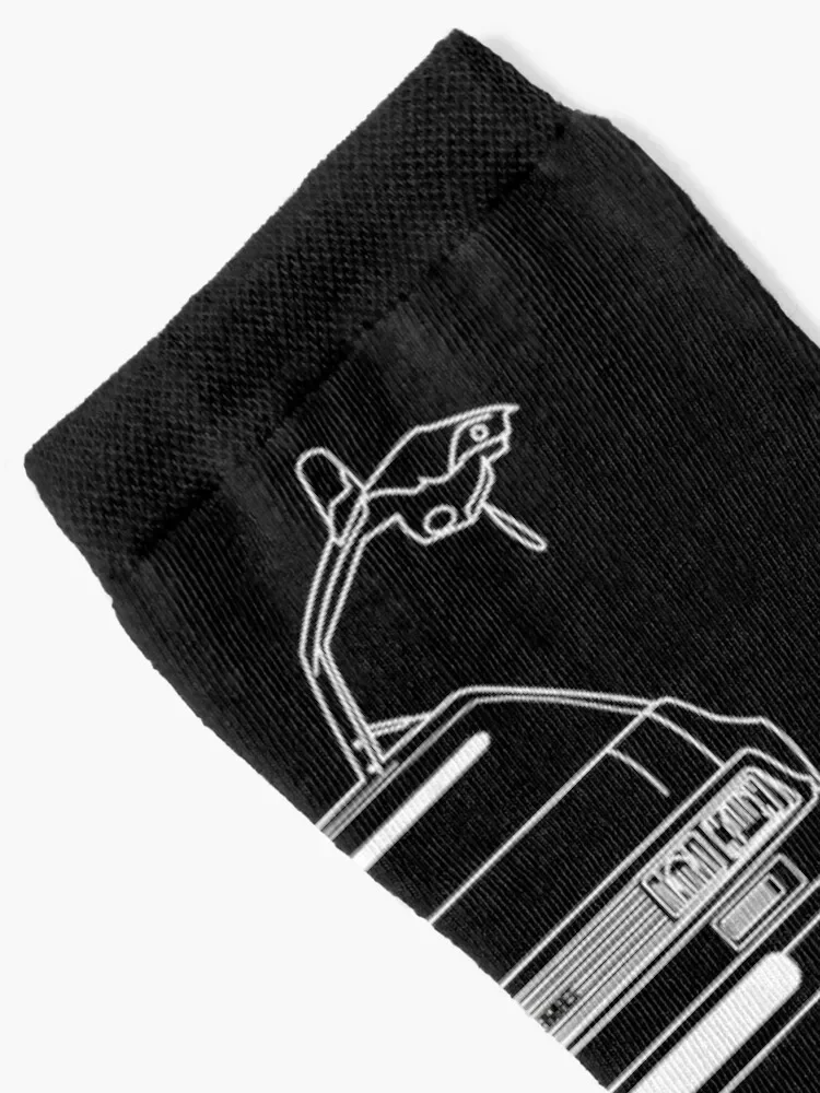 Носки Delorean велосипедные носки для девочек мужские