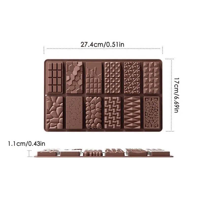 3D прямоугольная силиконовая форма формы для выпечки мусса торта свечи желе