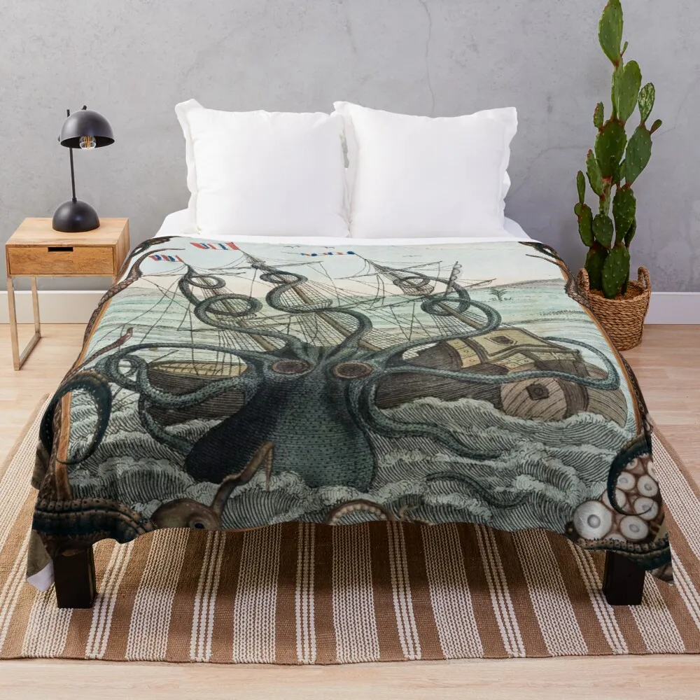 

Release the Kraken Throw Blanket Custom Blankets