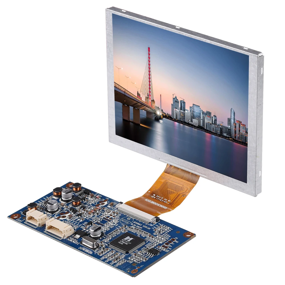 

5.6 inch TFT LCD module AV input CVBS signal input potentiometer adjustment used for indoor monitor