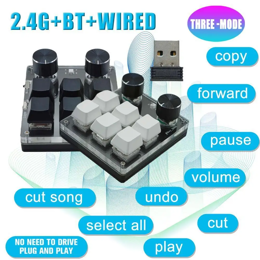 Mini Keypad Gaming Rgb 6 Key N6g4