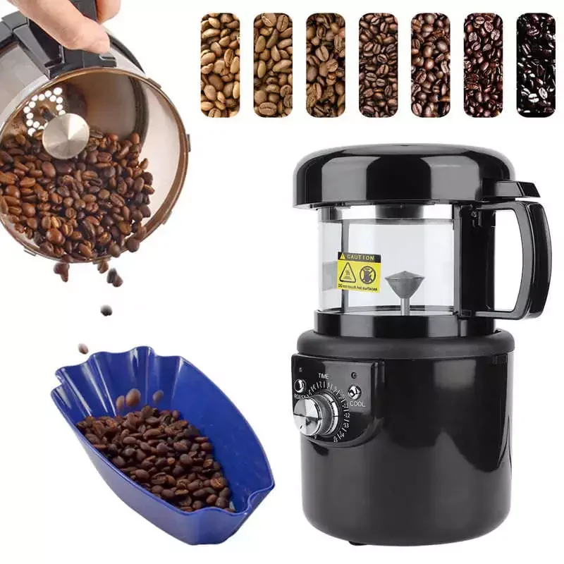 

Full Automatic Hot Air Coffee Roaster Machine Baking Cooling 2 in1 Machine EU 220-240V