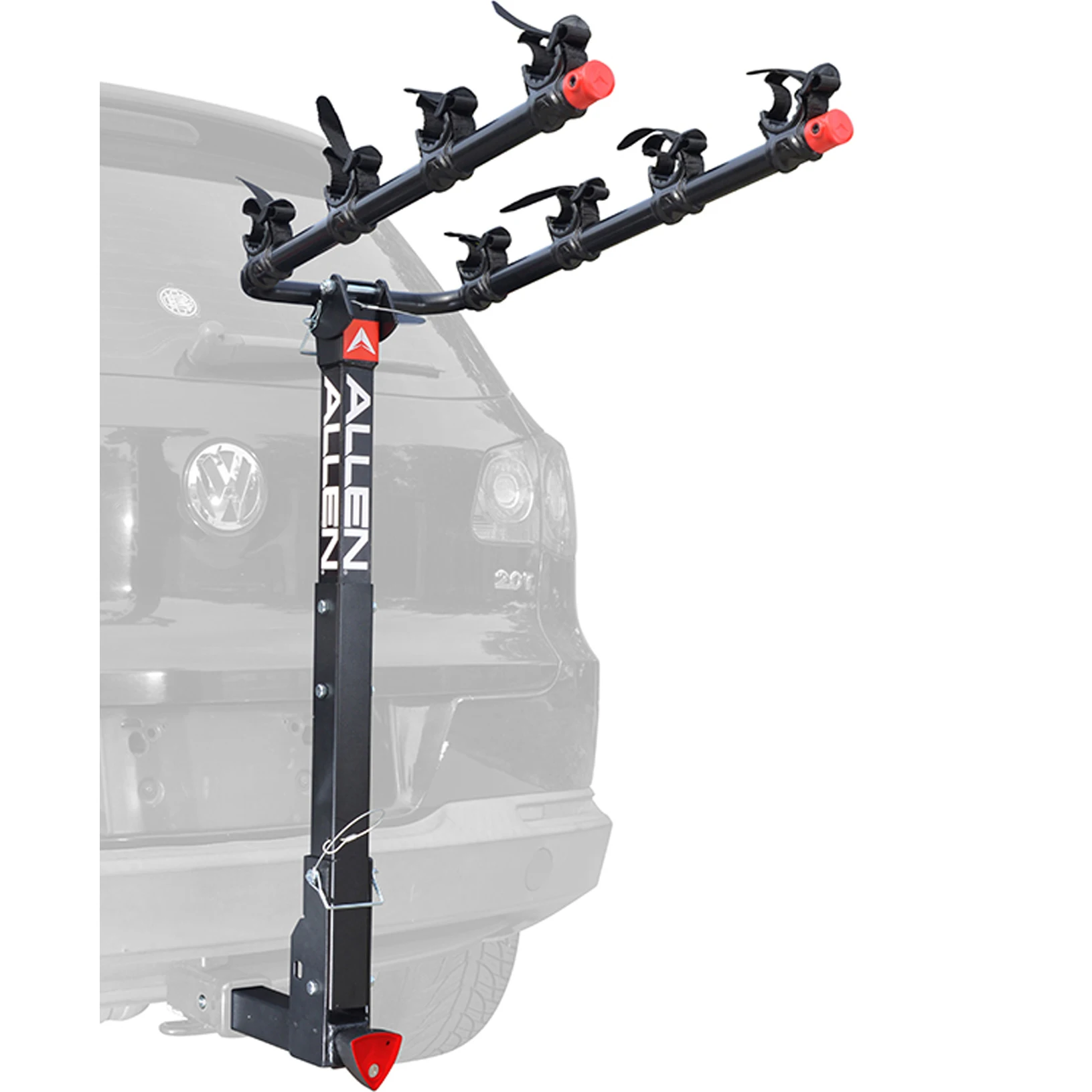 

Quick Install Locking 4- Hitch Mounted Bike Rack Carrier, 542QR