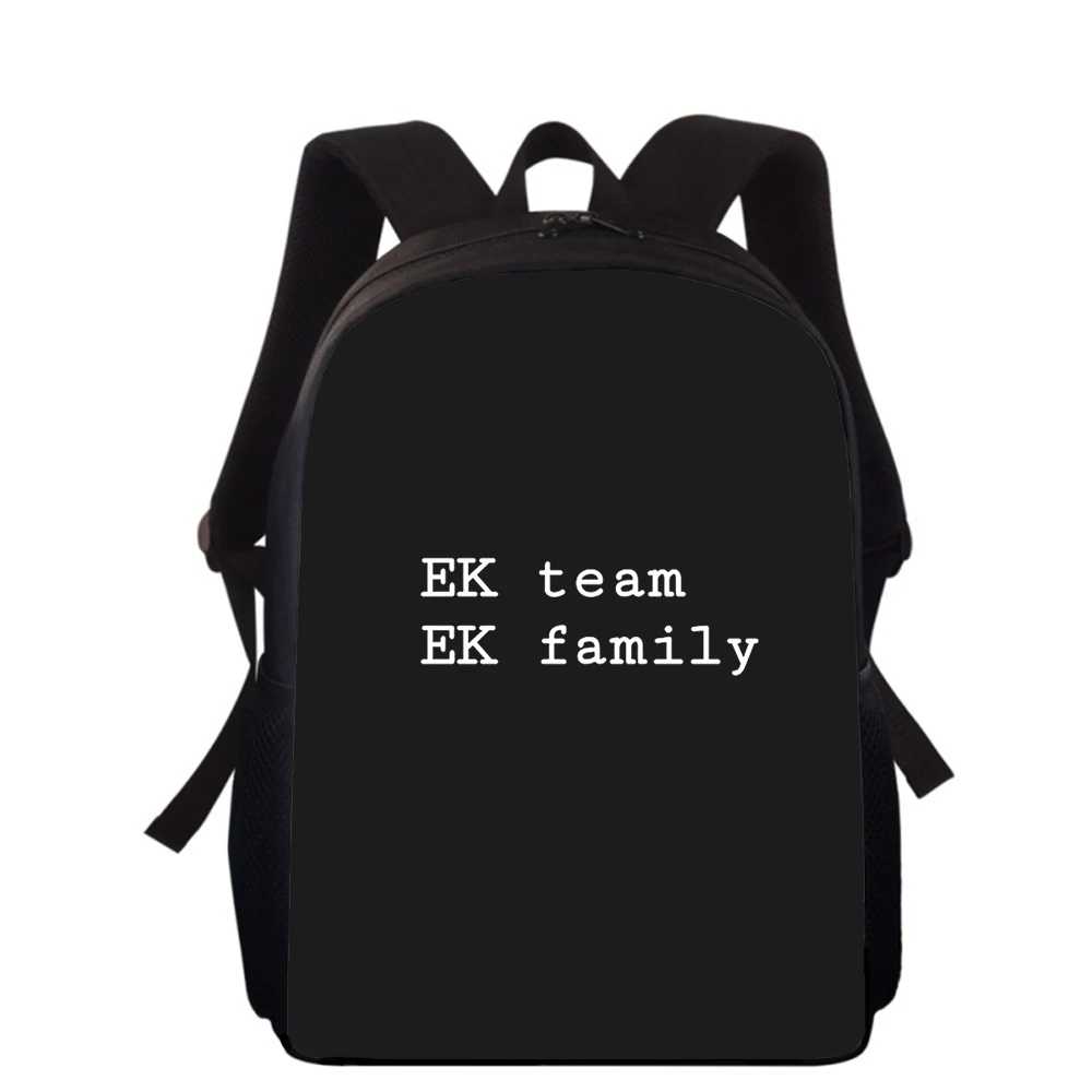 Egor Kreed 15” 3D Print Kids Backpack Primary School Bags for Boys Girls Back Pack Students School Book Bags