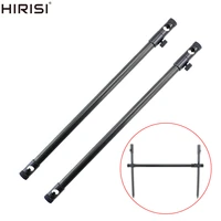 2 pieces carp fishing aliuminium rod support fixed bar crossbar for bank sticks 40 70cm