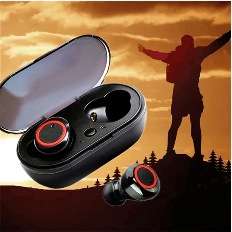 

Cheap Outdoor Sports Fitness In-ear Earplugs Mini Headphones Free Shipping Wholesale TWS Y50 Touch Wireless Bluetooth Earphones