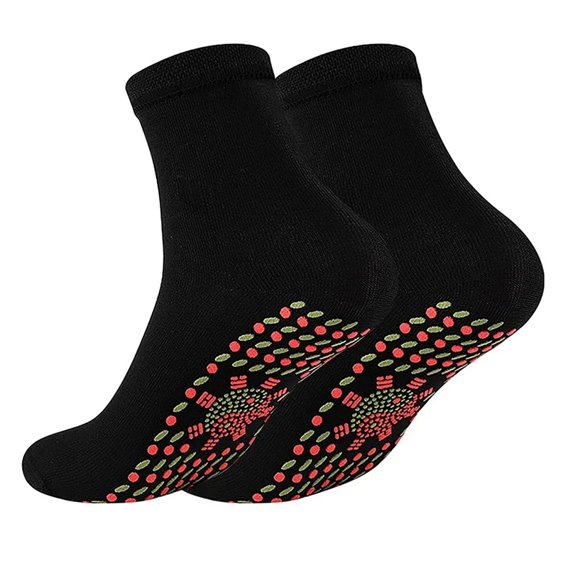 

Носки Самонагревающиеся для мужчин и женщин, теплые массажные, дышащие и удобные, нейтральные, 5 пар