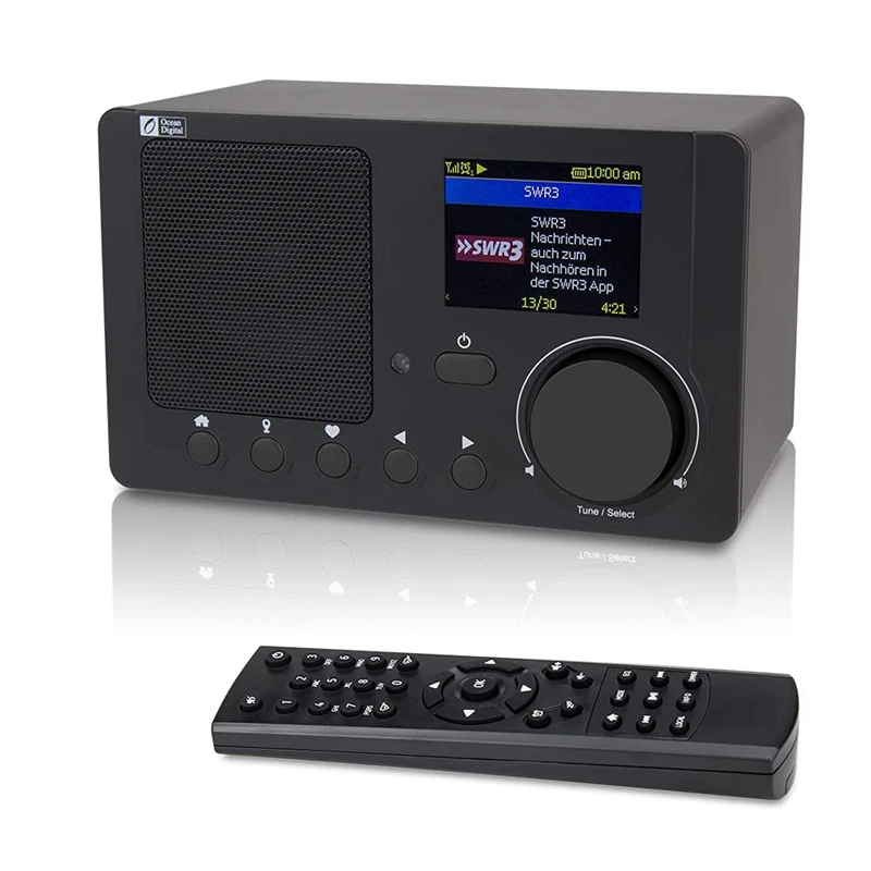 

Internet Radio WR210N Digital Radio With Wifi Bluetooth In Up Function Support UPNP& DLNA Remote Control, 2.4Inch Screen
