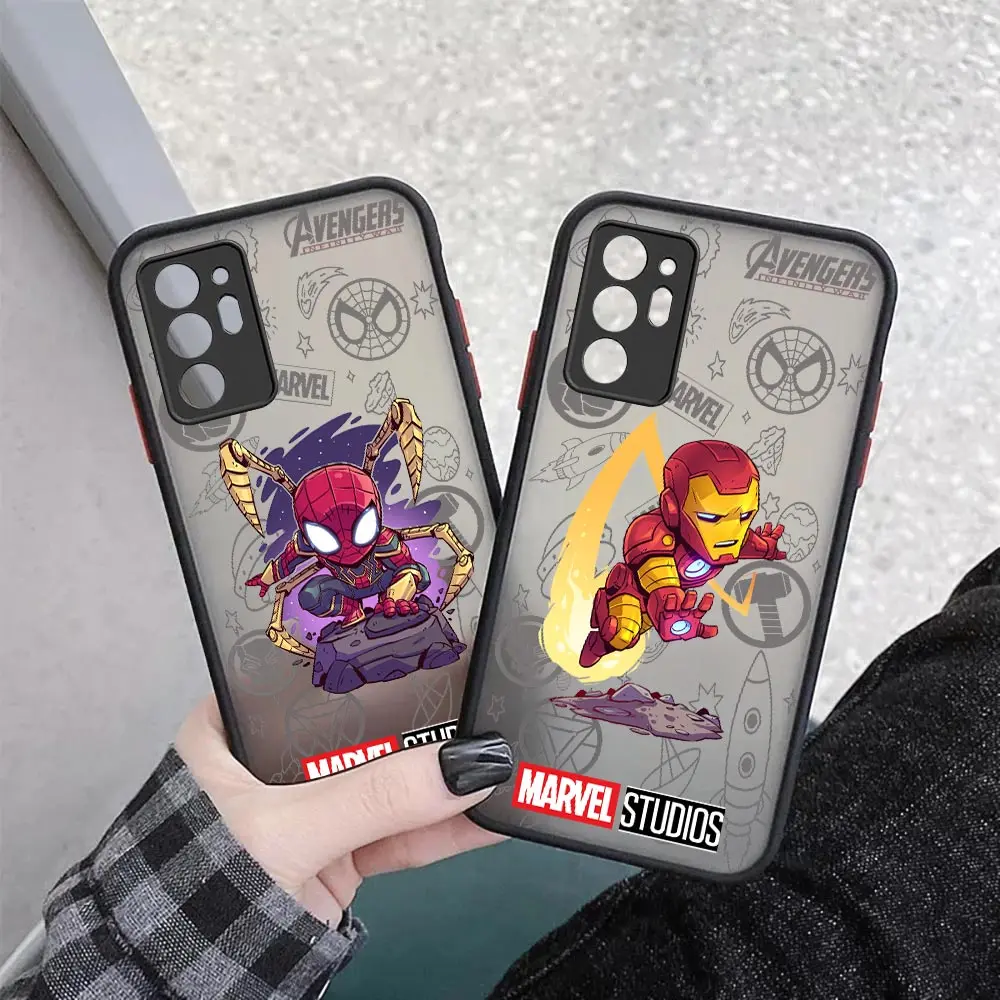 

Marvel Heros SpiderMan Groot Case For Samsung A13 A12 A11 A10 A10S A7 A04 A04E A03 A03S NOTE 20 10 9 8 Pro Plus Ultra Lite Cover