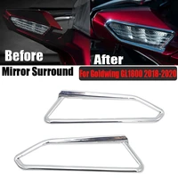 honda gold wing gl1800 2018 motorcycle chrome decorative cover mirror surround