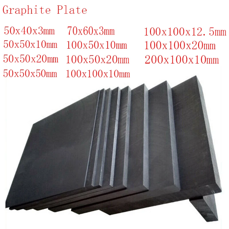 

Multi-sizes High-purity Graphite Sheet High Temperature Electrode Plate Graphite Plate Edm Carbon Graphite Plate