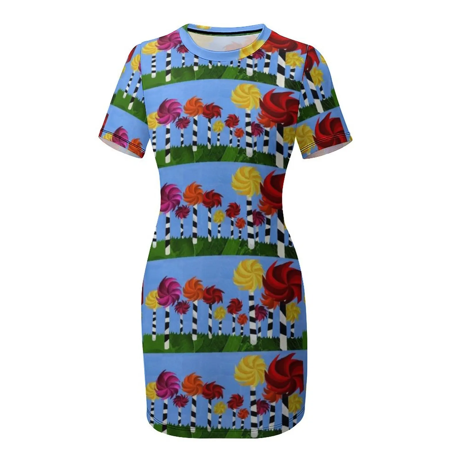 Платье Dr Seuss' Truffula Forest с короткими рукавами женские вечерние платья элегантные