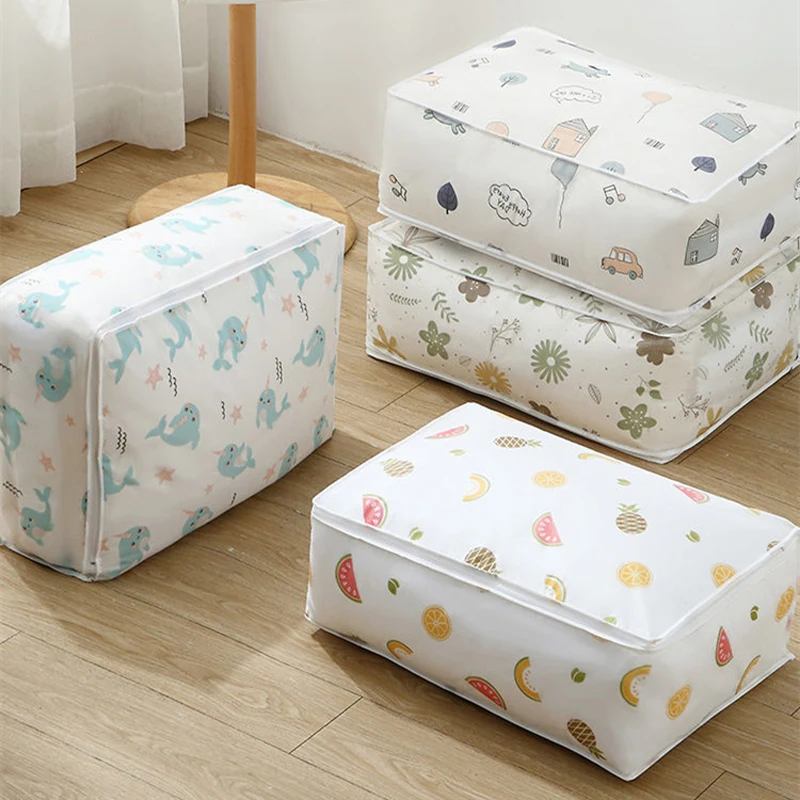 

Household Quilt Dust-proof Storage Bag Wardrobe Clothing Storage Finishing Bag Large-capacity Travel Moving Luggage Bag Washable