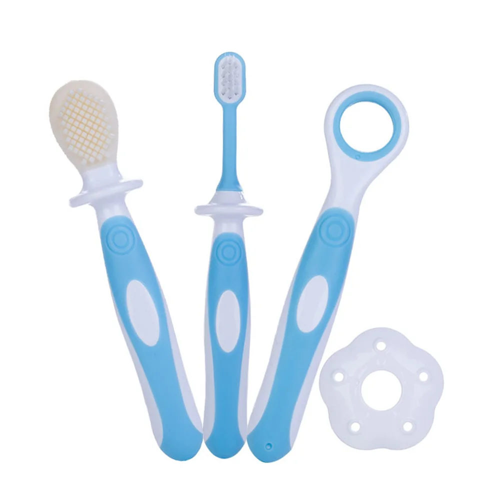 

Babytoy Cleaner Brush Teether Training Infant Teething Tongue Pacifier Molar Finger Oral Care Silicone Teeth