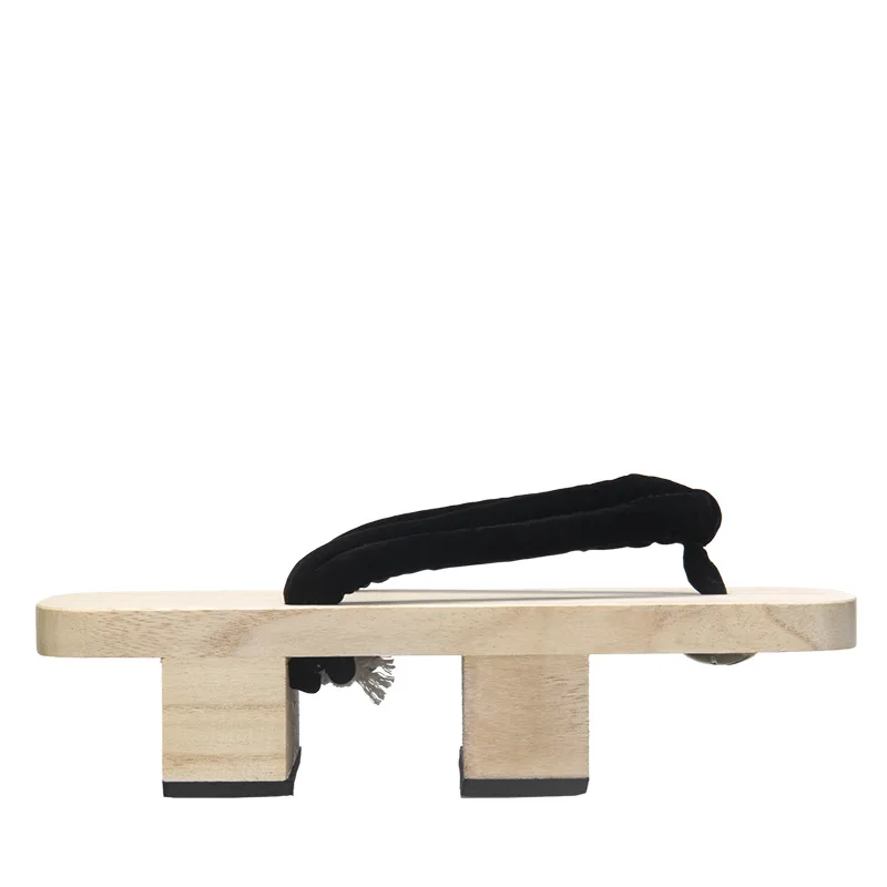 Шлепанцы MeetLife мужские с двумя зубцами классические из массива дерева самурая