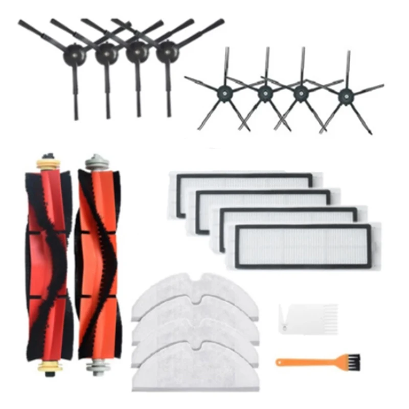 

For Roborock S6 MAXV S6 PURE S6 S5 MAX S5 S4 E4 E35 E2 For Xiaomi Mijia 1/1S Robot Vacuum Cleaner All Replace Parts Kits