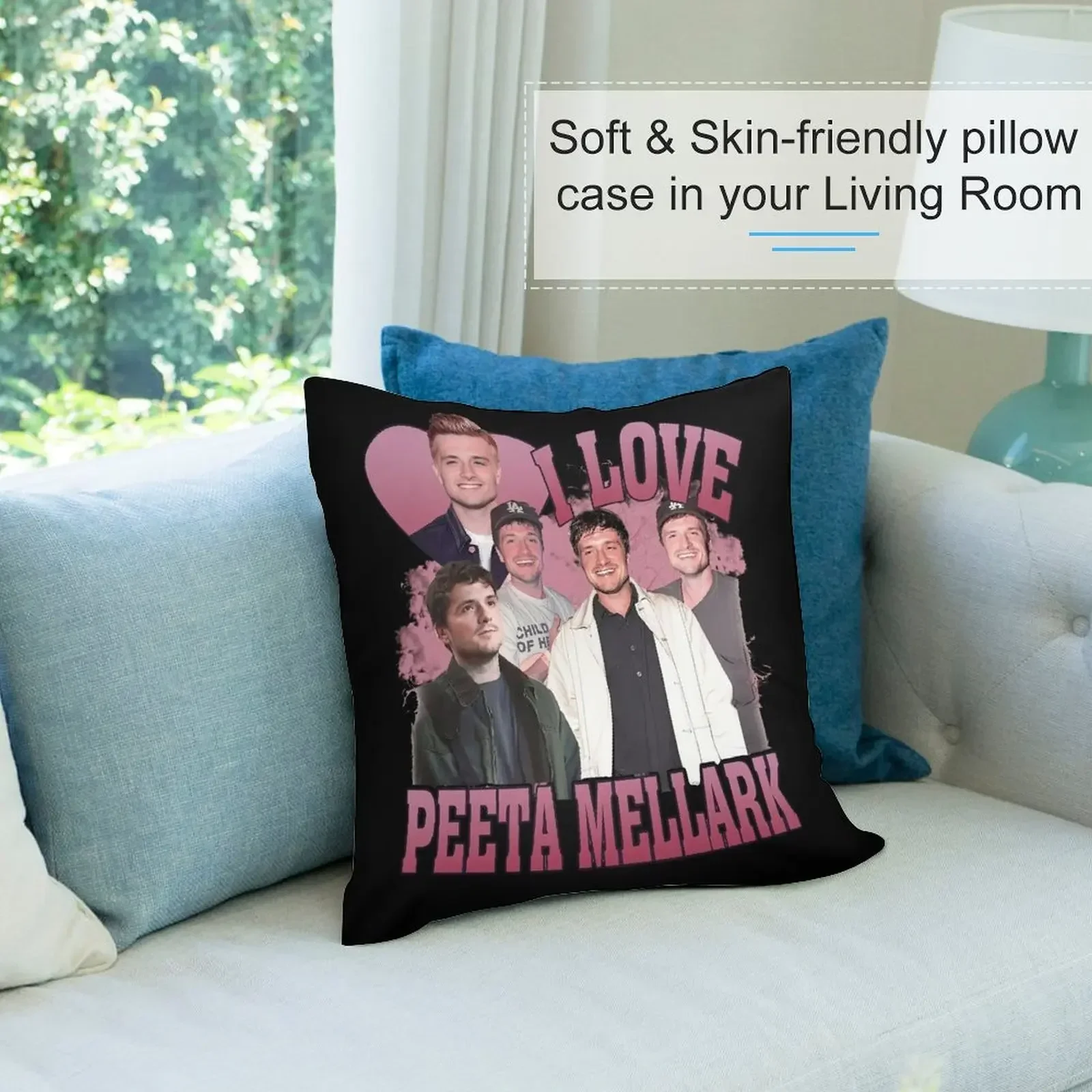 I Love Peeta Mellark декоративная подушка домашний декор осенняя наволочка чехол для