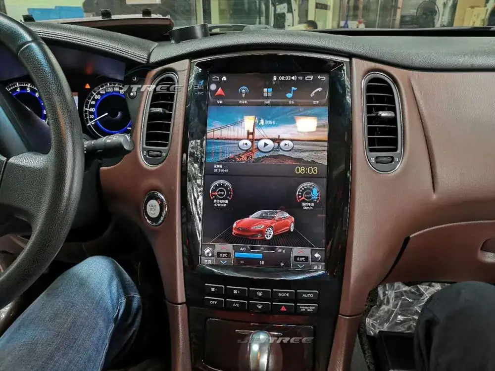 

2din Tesla экран для infiniti QX50 EX25 2013-2020 автомобильное радио Android автомобильный мультимедийный плеер GPS-навигация Видео Стерео головное устройство