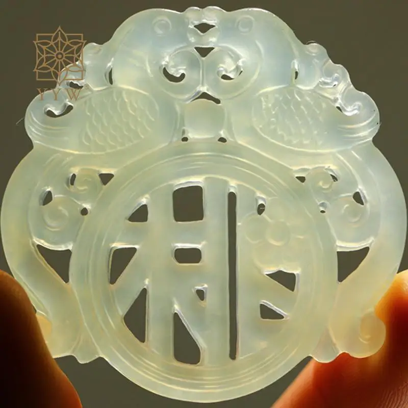 

2 шт./упаковка, бусины-подвески из натурального нефрита