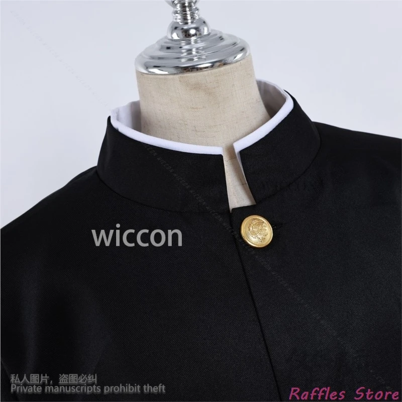 Аниме Косплей Костюм Дандадана Кен Такакура DK Школьная форма Черная куртка