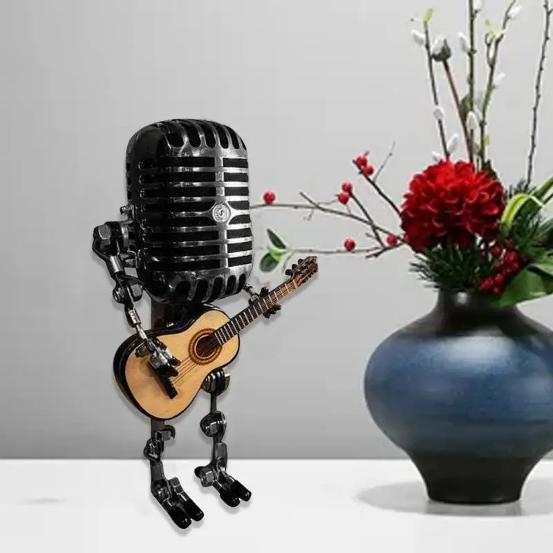 

Украшения на Хэллоуин, маленькие украшения, полимерные поделки, гитарный микрофон, музыка, праздник, фотография, для дома, гостиной, спальни