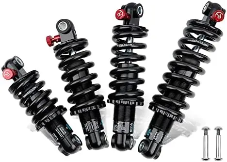 

Coil+Oil Shock Absorber Adjustable Damping Hydraulic Rear Shocks For MTB/E-Bike/Scoters, 125MM/150MM/165MM/190MM 550LBS/1000LBS/
