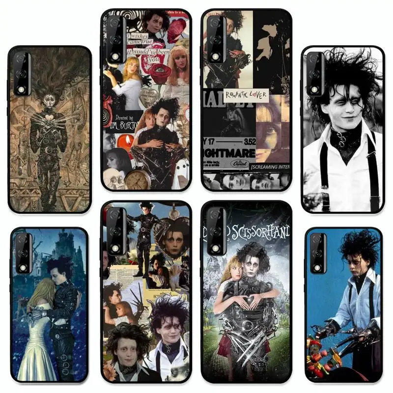 

Disney Edward Scissorhands Phone Case For Huawei Y9 Y8 Y6 Prime Y7 Pro Y8s Y5 Mate 20 Pro 10 lite Cover