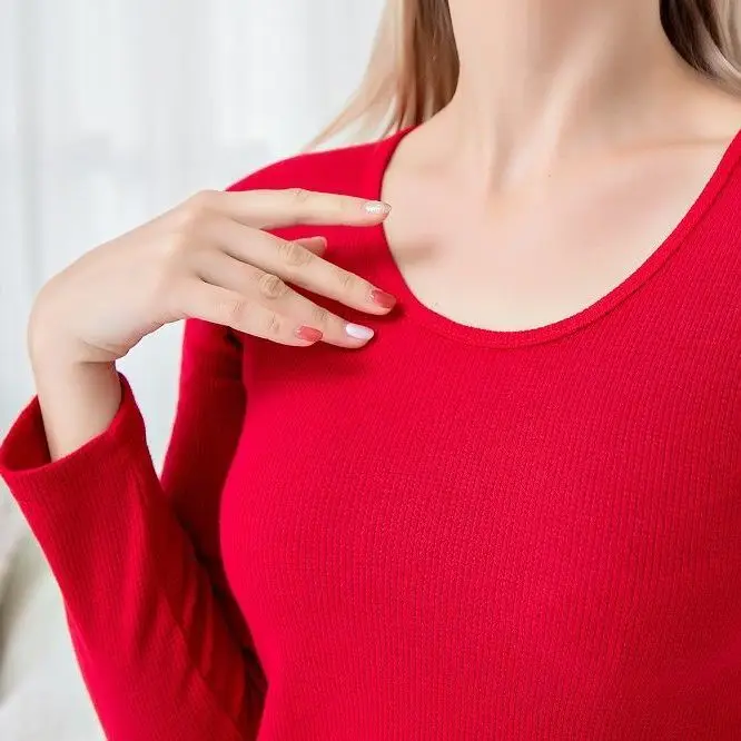 Ladies autumn trousers thermal underwear cold-proof thermal suit autumn clothes +cotton trousers two-piece suit thermo underwear