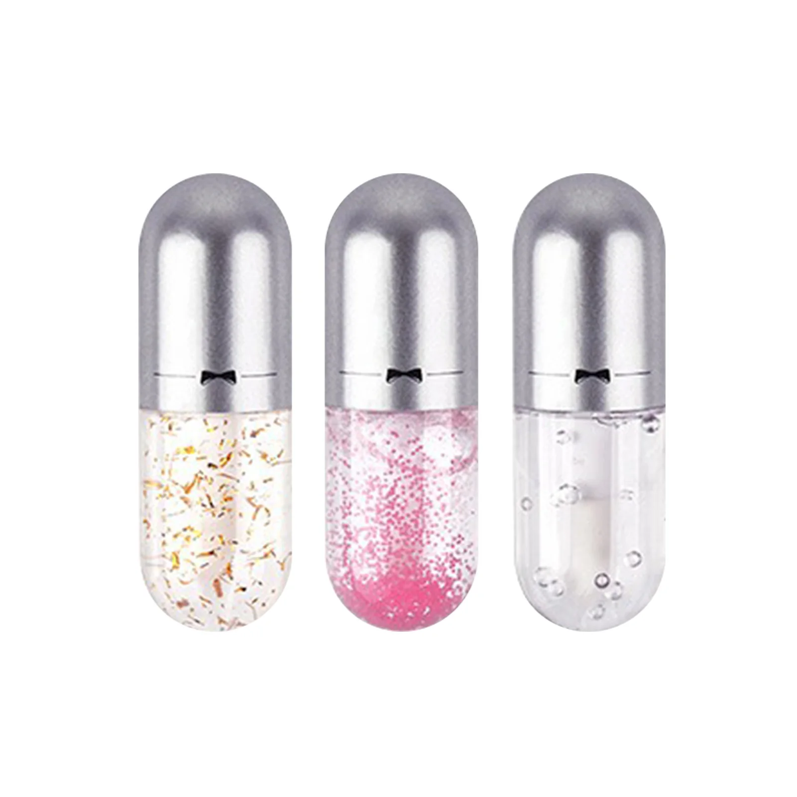 

Natural Lip Plumper Portable 3-pack Lip Enhancer Set Day And Night Lip Care Serums Gentle And Safe Beautiful Fuller For Lips Lip