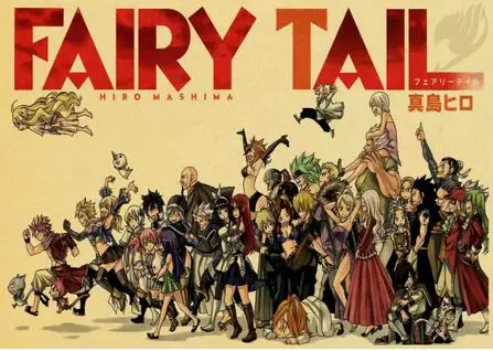 

Lot style Choose Fairy Tail Art print Silk poster Home Wall Decor