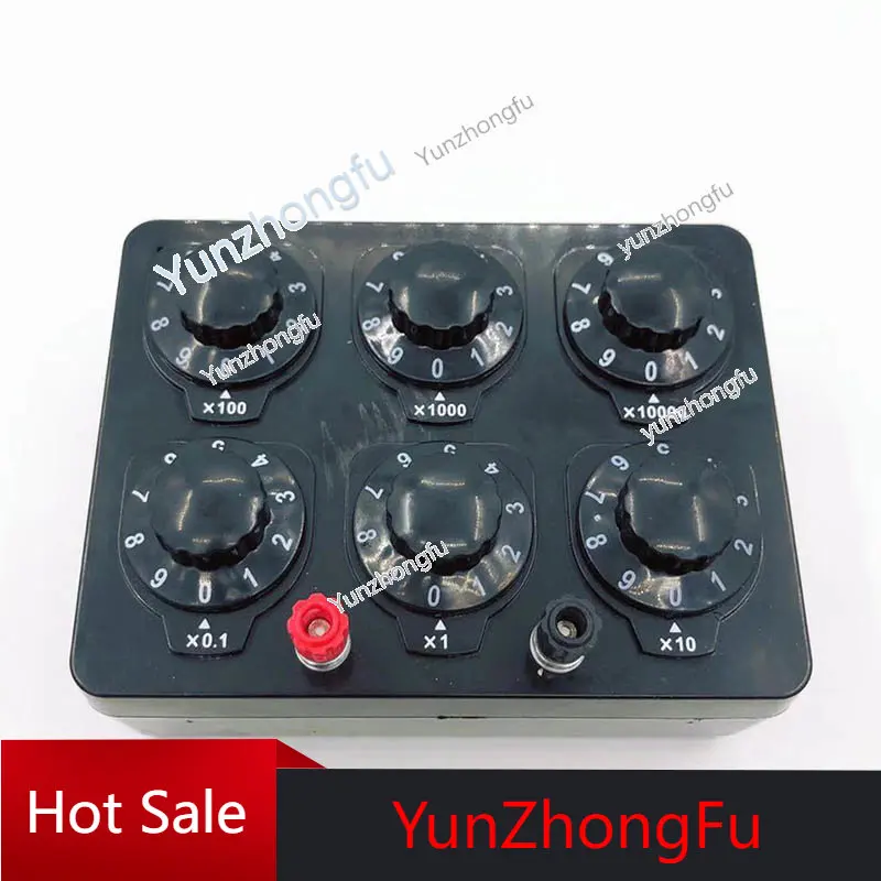 

Simple Resistor Box Teaching Students Resistor Box 0.1-9999 Ohm Ω Standard Resistor Box