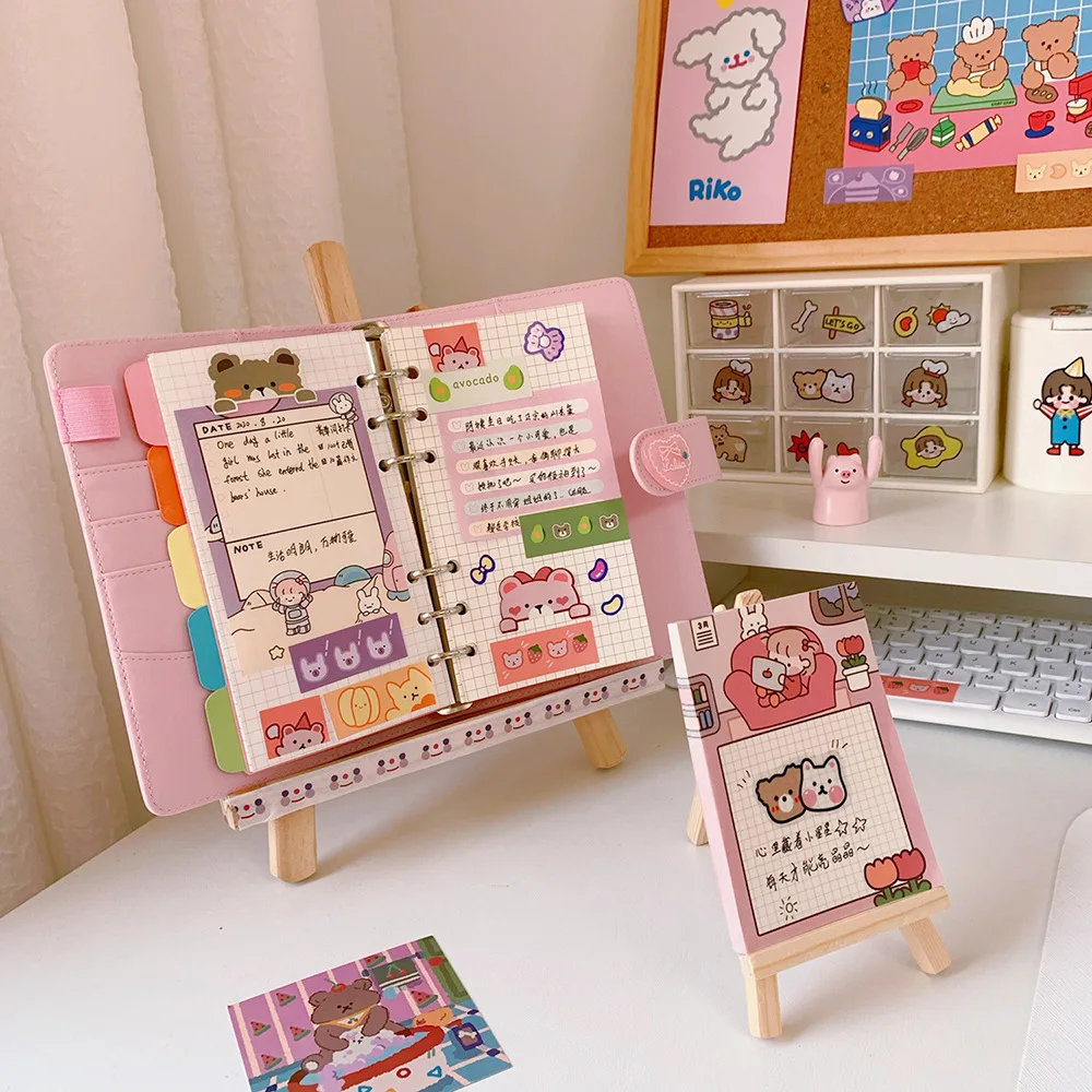 

Wooden Mini Bracket Universal Mobile Phone Holder Reading Rack Bookshelf Desktop Reading Bracket Kids School Desk Accessories