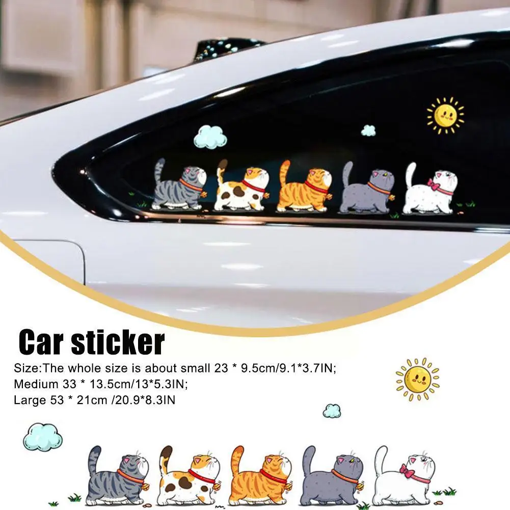 

Альпинизм, кошки, искусственное животное, Стайлинг, водонепроницаемое украшение, домашние креативные наклейки, наклейки на окно, Тело C U9H3