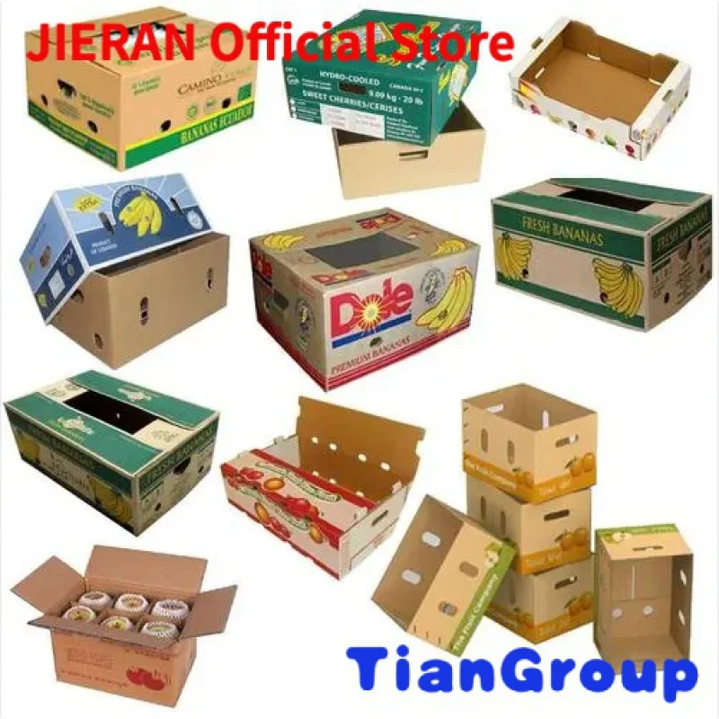 

Низкая цена, Пользовательский логотип, картонная коробка для упаковки бананов и фруктов, картонная коробка