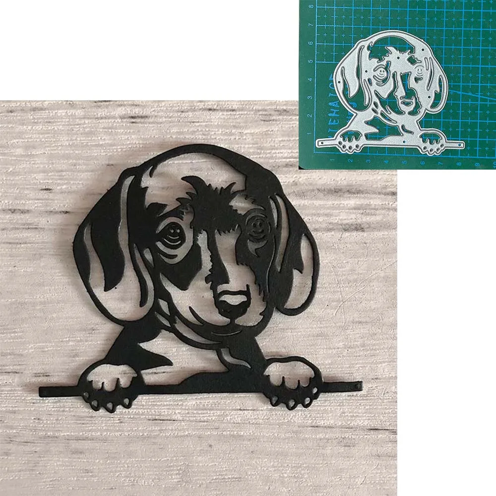 

Металлические Вырубные штампы животные собака украшение для скрапбукинга бумаги ремесло Нож Форма лезвие Дырокол трафареты с тиснением DIY