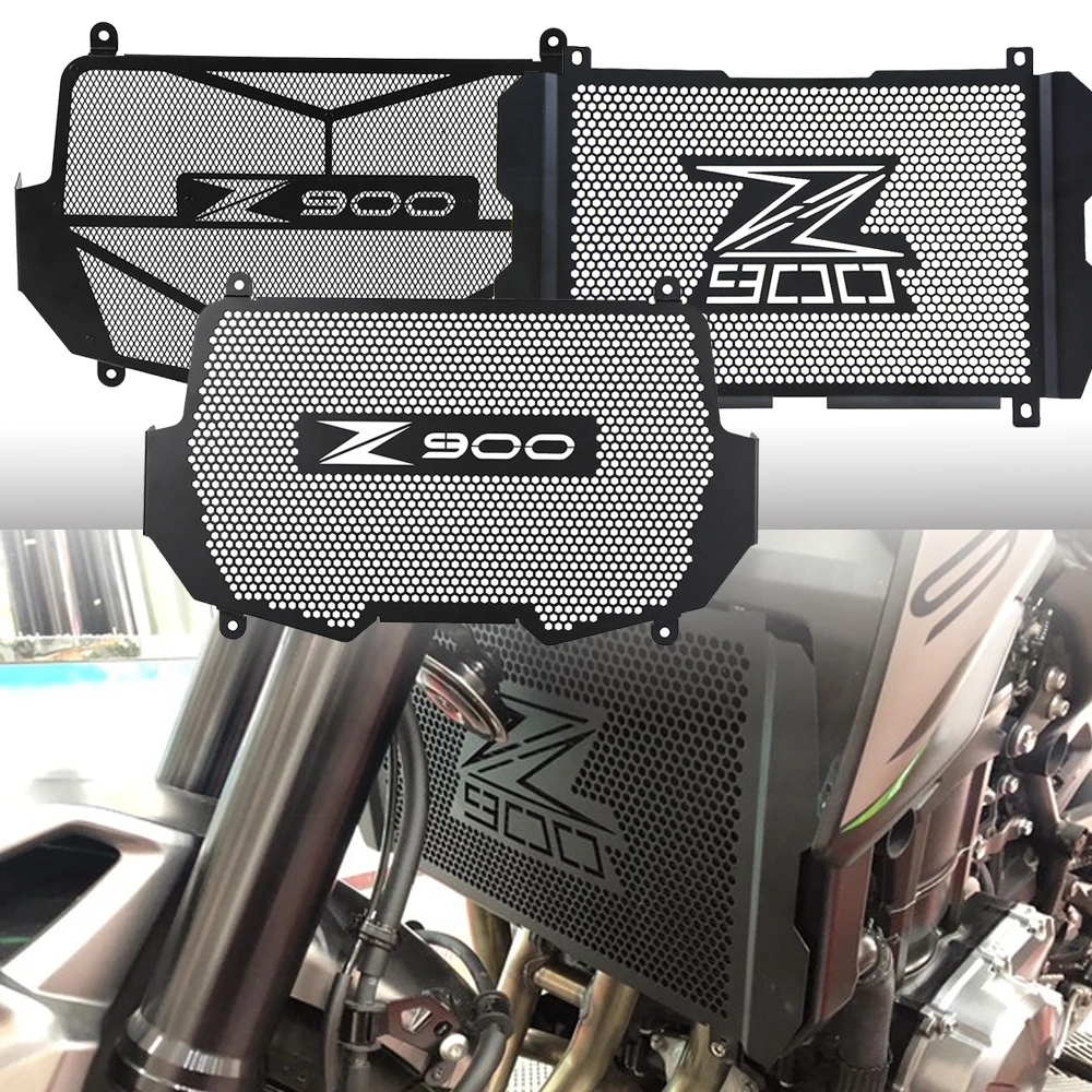 For Kawasaki Z900 z 900 2017 2018 2019 2020 2021 2022 Motorcycle Engine Radiator Grille Cover Protector cover three styles Grill