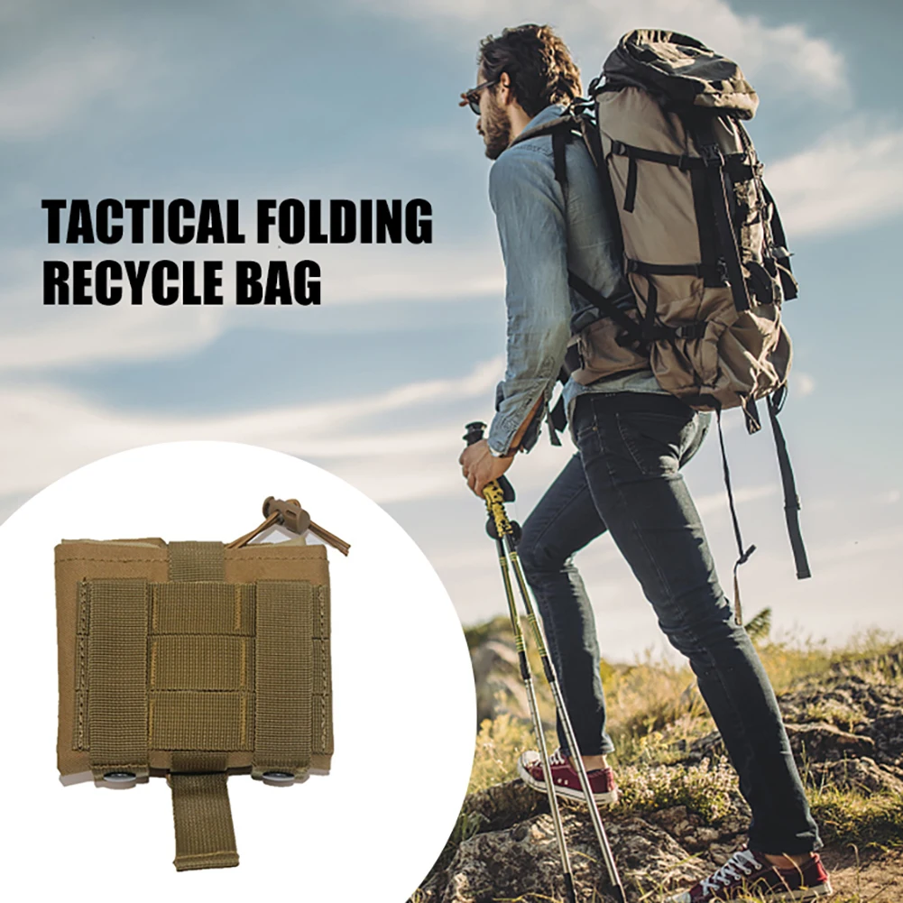 

600D Nylon Molle Magazine Dump Drop Pouch Folding Molle Waist Accessory Bag for Hunting Hiking Outdoor Sports Equipment