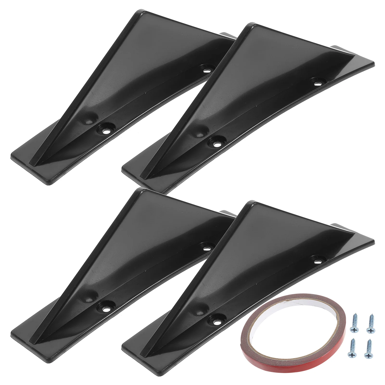 

Spoiler Rear Car Bumper Lip Fin Diffuser Suv Wing Accessories Sports Trunk Surrounded Truck Diversion Chassis Spoilers for cars