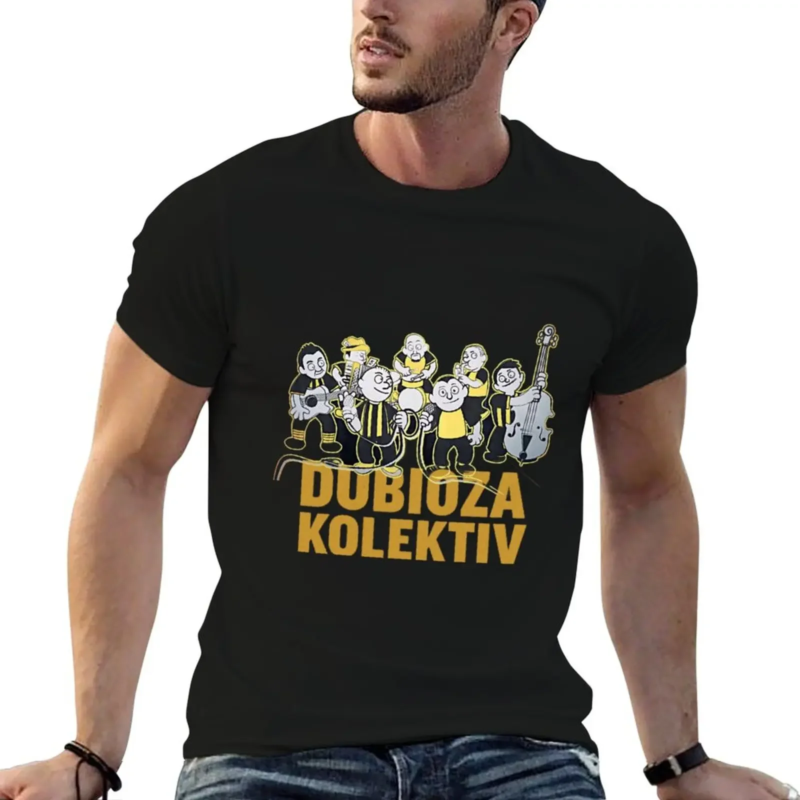 Футболка Dubioza kolektiv уличная одежда винтажная эстетичная больших размеров тяжелые