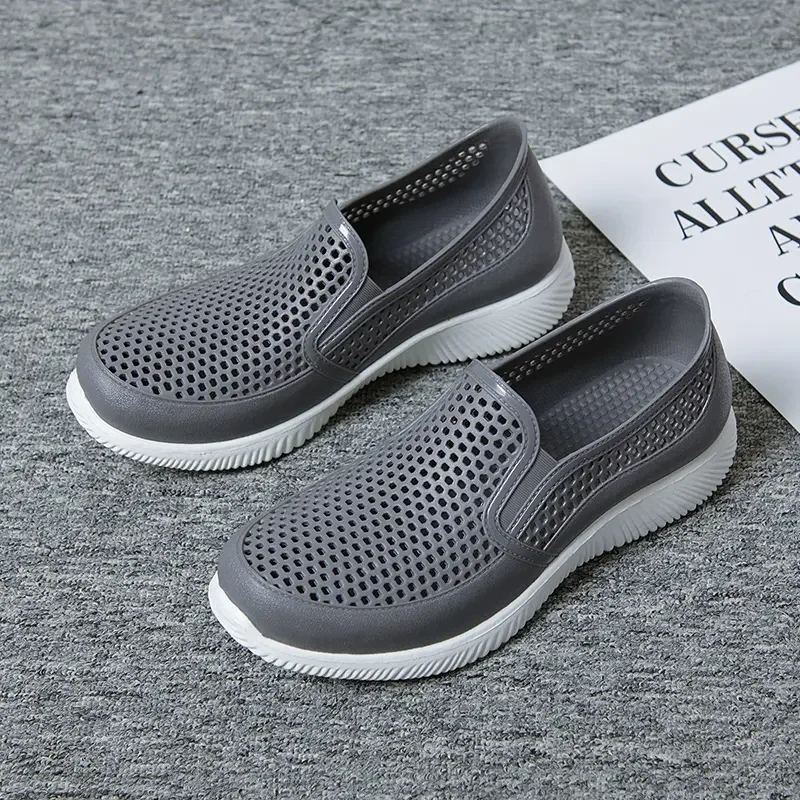 Breathable Beach Outdoor Aqua Bathroom Anti-slip Shoes Summer Men's EVA Hole Quick-Drying Wading Water Slipper Sandals Light
