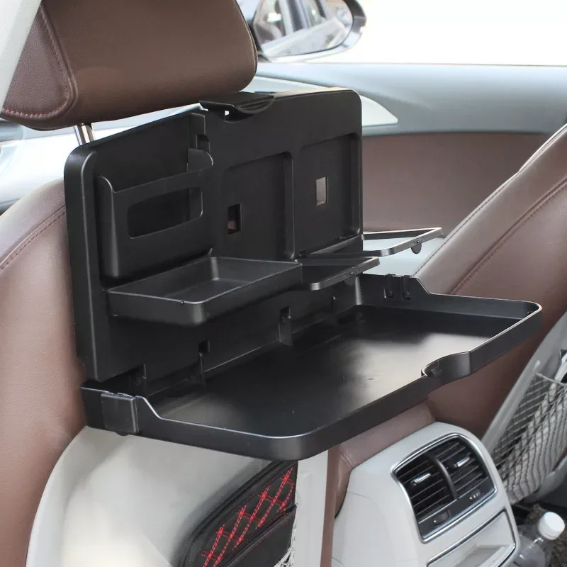 

Seat Back Table Food Drink Holder Car Back Seat Organizer Car Dining Table Drink Food Cup Tray Car Accessories