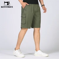 kenntrice new men casual shorts 2022 summer fashion solid color outdoor jogging sport short pants multiple pockets cargo shorts