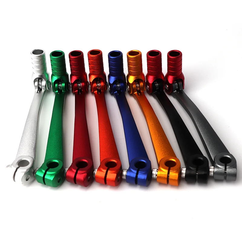 

Motorcycle CNC Aluminum Folding Gear Shift Lever Fit Kayo Apollo Bosuer 110/125/140/150/160/250cc Dirt Bike Pit Bikes Gear Lever