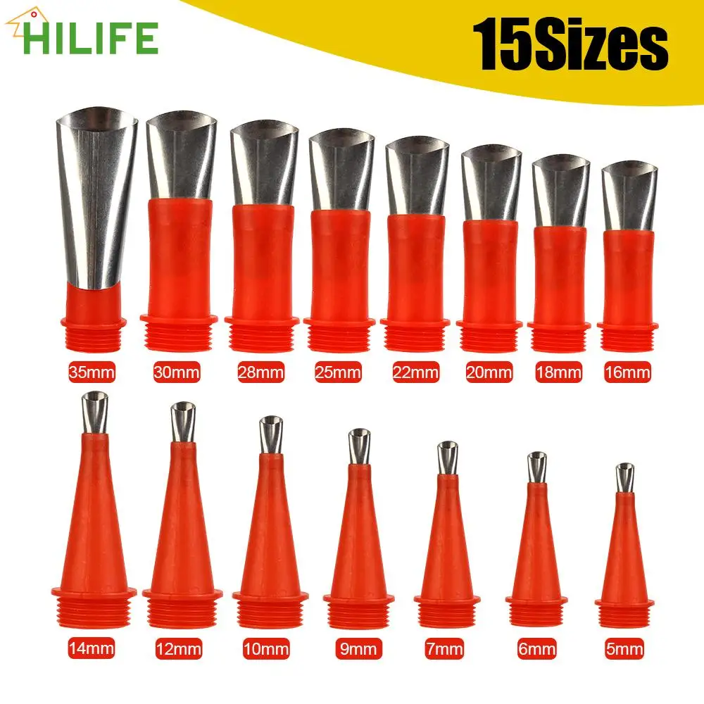 

Glue Mouth Applicator Finishing Tool 16/21Pcs Scraper Grout Tool Caulking Nozzle Stainless Steel Caulking Finisher