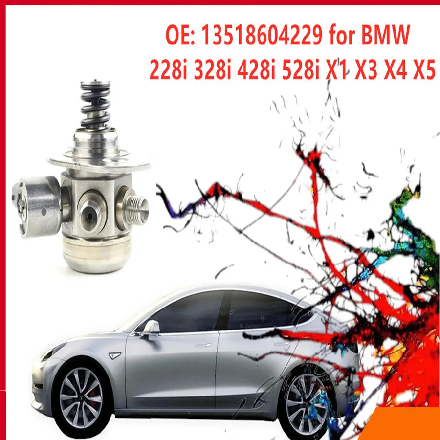 Фото OE:13518604229 топливный насос высокого давления для BM-W 228i 328i 428i 528i X1 X3 X4 X5, металлические автозапчасти, система подачи топлива №1