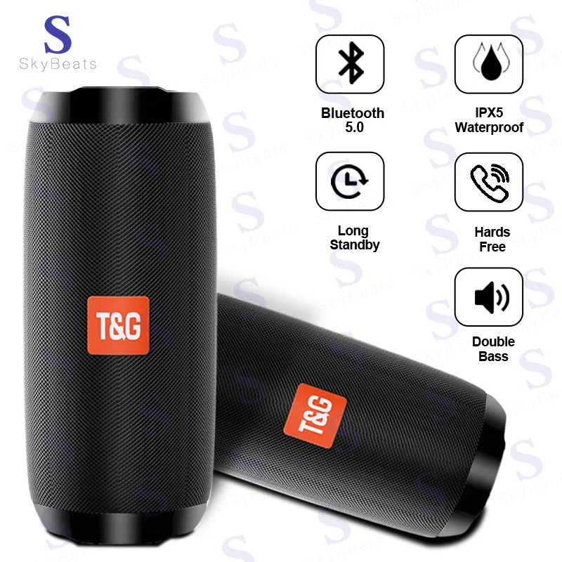 Bluetooth-Колонка TG117 портативная водонепроницаемая с поддержкой TF-карты |