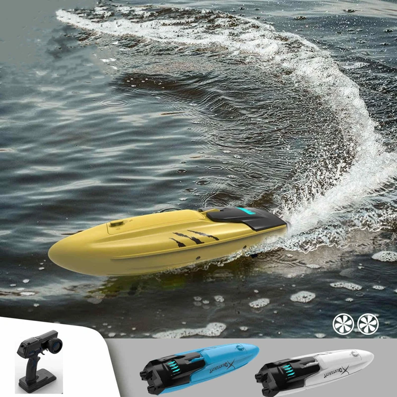 

2022 New RC Boat 2.4 Ghz Brushless Electric High Speed Racing Speedboat Waterproof Yacht Small Toy Boat RC Yacht Electric Toy