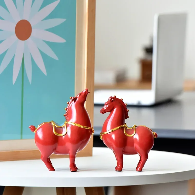 Lucky Mascot Tangma керамический орнамент для офиса гостиной спальни рабочего стола