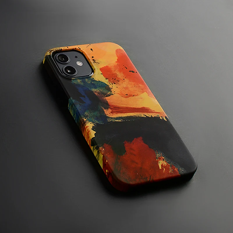 

13iPhone12Promax half pack 11 hard shell is suitable for Apple XRXS art and painting mobile phone case 678P