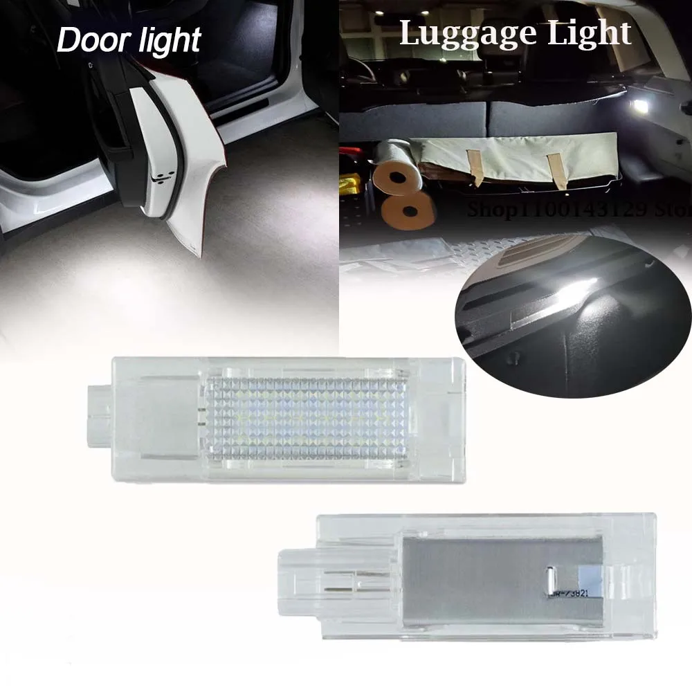 

LED Welcome Door Courtesy Light Trunk Luggage Glove Box Lamps For Alfa Romeo Giulia Giulietta Stelvio 147 159 Mito Spider Brera